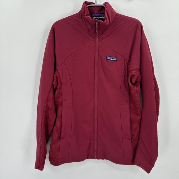 Patagonia Nano-Air Light Hybrid Insulated Jacket sz L Women's Full Zip Arrow Red - Picture 1 of 10